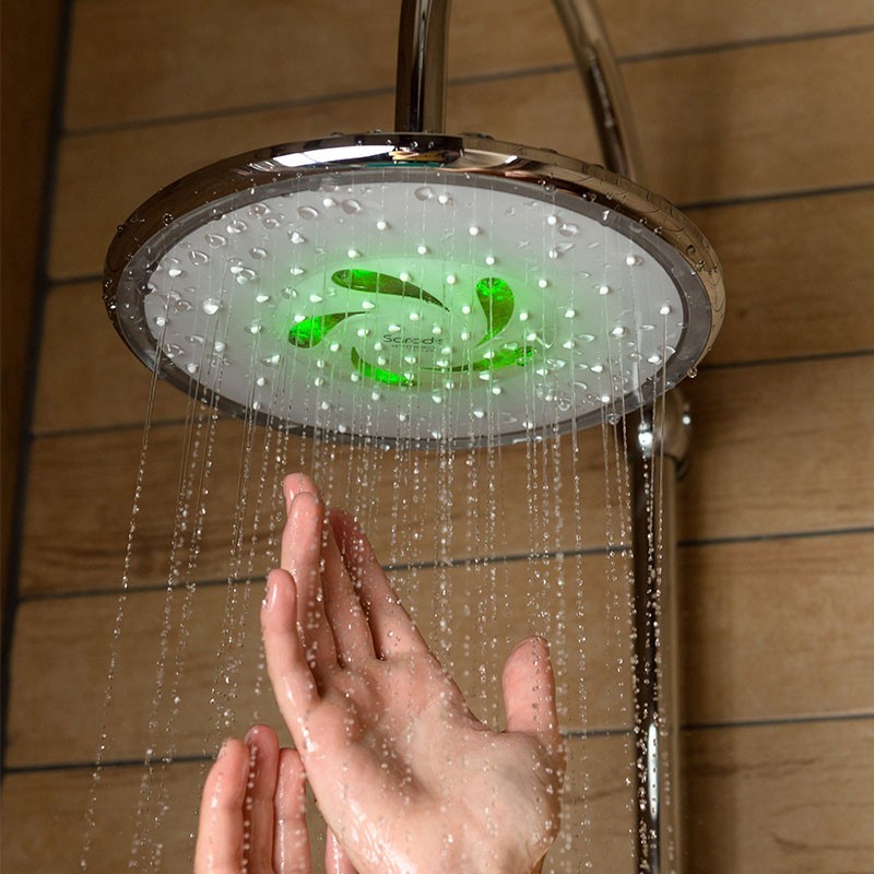 HYDRAO Aloe - pommeau de douche écologique, économique et connecté pour réduire sa consommation d'eau et d'énergie